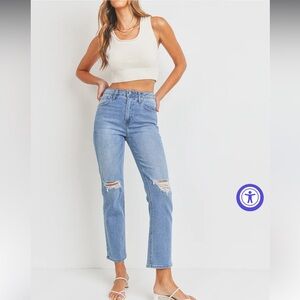 JUST BLACK Slim Straight Jeans — 28